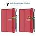 JETech Case for Samsung Galaxy Tab A 8.0 inch 2015 Model Tablet (NOT for 2017 Model), Smart Cover with Auto Sleep/Wake Feature (Red)