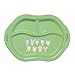 green sprouts Cornstarch Divided Plate, Green