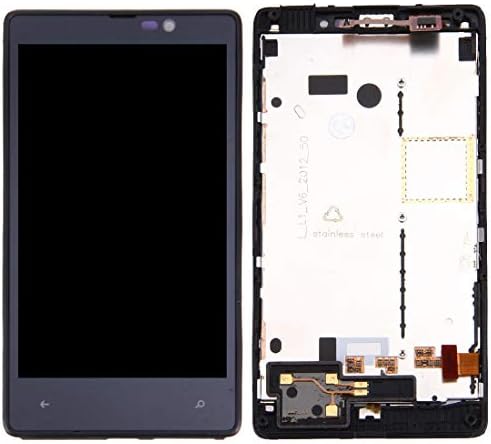 WEIHONG LCD Display + Touch Panel with Frame for Nokia Lumia 820 (Black),Nokia LCD Screen