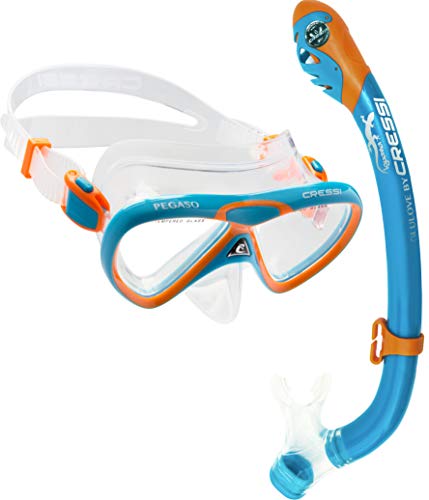 Cressi Pegaso & Iguana, Blue/Orange