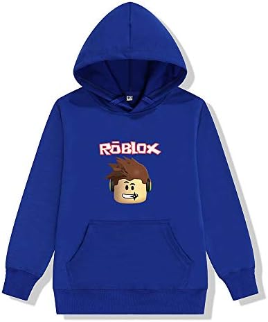 Fashion Boys Girls Kids Cotton Roblox Hoodie Sweatshirt