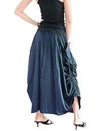 BohoHill Convertible Maxi falda pantalones de algodón jersey versátil falda