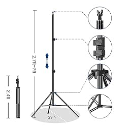 FUDESY Backdrop Stand 7x10Ft Adjustable Photography