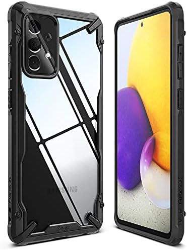 Ringke Fusion-X for Samsung Galaxy A72 Case Back Cover, [Military