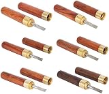 Fdit Wooden Leather Edge Beveler High Carbon Steel Skiving Tool 1.5mm view 6