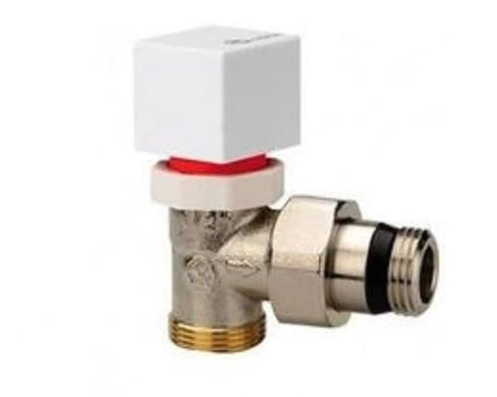 Llave escuadra de 1/2"termostatizable para radiador con bicono de Orkli
