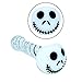 Glass Art Tube 4.5 Inch Skull Head White Tube (Character Design)