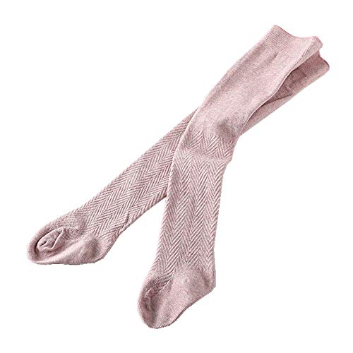 Baby Toddler Girls Cable Knit Tights (3 Pack, White/Grey/Pink, Baby (12-24 Months))