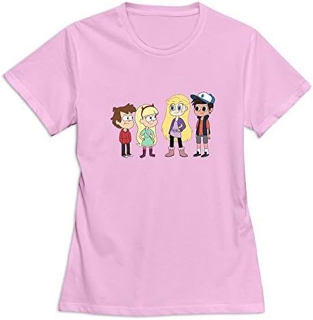 Woman Star Vs. The Forces of Evil Meets Gravity Falls Customized Cool T Shirt by Mjensen