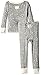 Burt's Bees Baby Infant Baby Boys Organic 2-Piece Pajama Set with Ornament,Heather Grey Twinkle Bee,12 Months