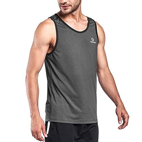 image for Ogeenier Men's Training Quick-Dry Sports Tank Top Shirt for Gym Fitnes