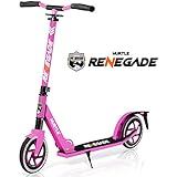 Scooter â€“ Scooter for Teenager â€“ Kick Scooter â€“ 2 Wheel Scooter with Adjustable T-Bar Handlebar â€“ Folding Adult Kick Scooter with Alloy Anti-Slip Deck â€“ Scooter with 8â€ Smooth Gliding Wheels by Hurtle