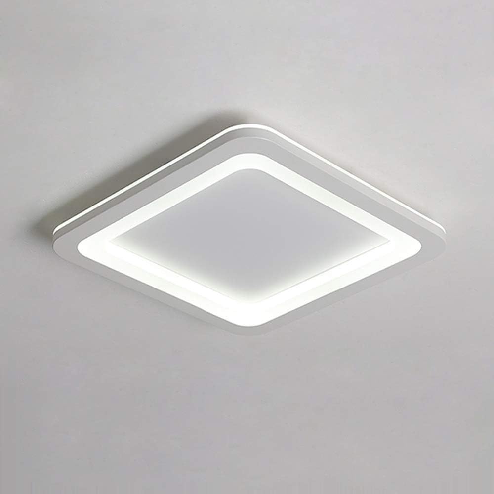 Close to Ceiling Light Simple LED Modern Square Ceiling