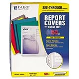 C-Line Products, Inc. Products - Report Cover, w/ White Binding Bars, Polypropylene, 50/BX, Clear - Sold as 1 BX - Versatile report covers hold letter-size presentations, papers and reports firmly in place and keep them protected. See-through material enhances every presentation. Made of polypropylene. Covers include 1/8amp;quot; binding bars to secure materials.