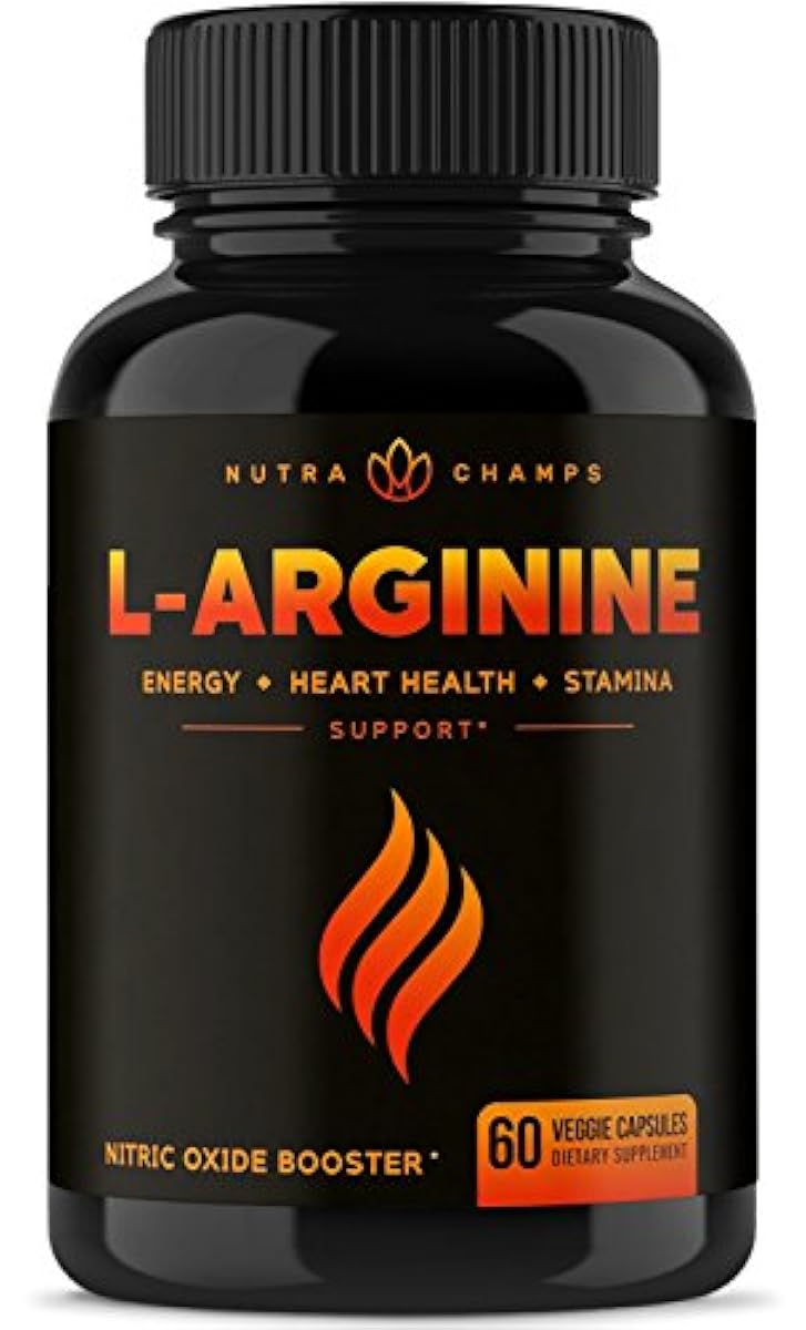 LARGININE NITRIC OXIDE Booster Energy Stamina Heart Health 60CT