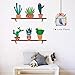 ZooartZooarts Cartoon Cactus Bird Cage wall stickers Decals Decals Kids Nursery Decor Mural