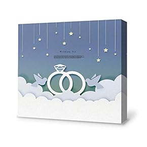 Canvas Wall Art for Living Room,Bedroom Home Artwork Paintings Happy Wedding Ready to Hang - 12x12 inches