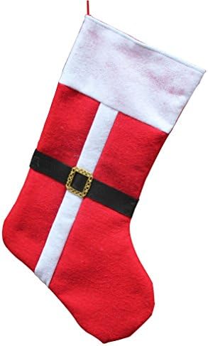 Keynew Christmas Stockings 16" Personalized Red and White Gift filler Xmas Décor