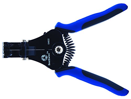 Southwire Tools & Equipment SA822 8-22 AWG SOL & 10-24 AWG STR Automatic Wire Stripper