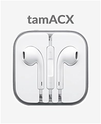 tamACX iPhone,iPad,iPod Compatible earPods earphones premium Quality with Remote/Mic
