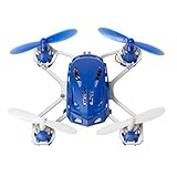 Hubsan H111 Q4 Nano Drone Quadcopter - World's Smallest Mini Kids Drone - 2.4 GHz 4CH RC Drone - Exclusive Blue