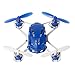 Hubsan H111 Q4 Nano Drone Quadcopter - World's Smallest Mini Kids Drone - 2.4 GHz 4CH RC Drone - Exclusive Blue