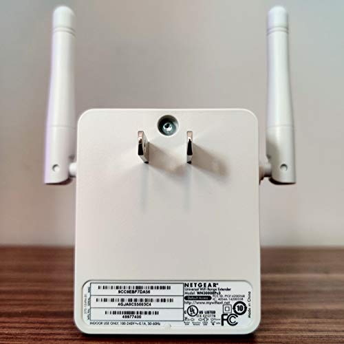 NETGEAR N300 Wall Plug Version Wi-Fi Range Extender (WN3000RP) in