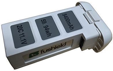 Fushield Phantom 2,Phantom 2 Vision and Vision+ Battery 5400 mAh 20C 11.1V Replacement Battery for DJI Phantom 2 Quadcopter Drone(Compatible with Original Charger)
