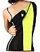 Women Waist Trainer Corset Neoprene Sweat Sauna Vest with Zipper for Weight Loss Tummy Control Fat Burning Slim Body Shaper (Black Hot Vest, L (US 12))
