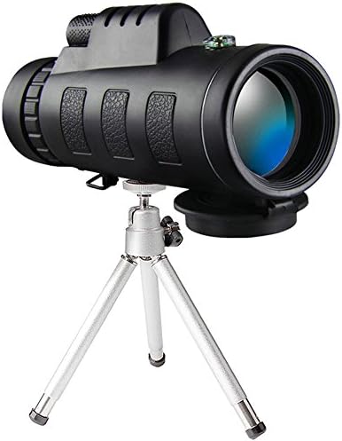 Monocular Telescope, High Power Monocular Scope Waterproof Monoculars with Phone Clip and Tripod for Cell Phone for Bird Watching