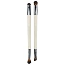 EcoTools Eye Enhancing Duo Brush Set, Made with Recycled and Sustainable Materials, Cruelty Free Synthetic Taklon Bristles, Aluminum Ferrule, Recycled Packaging