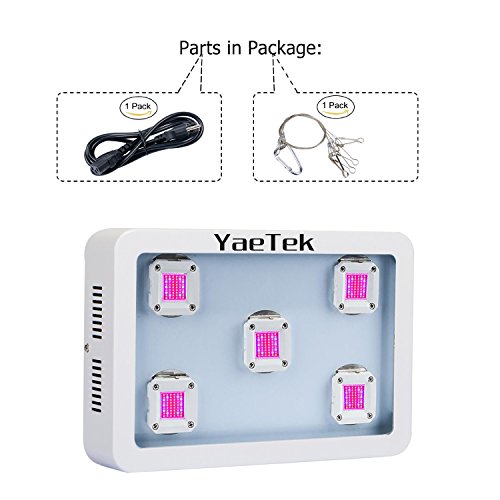 YaeTek X5 COB 1500W LED Grow Light Full Spectrum Grow Light for Greenhouse and Indoor Plant Flowering Growing (White)