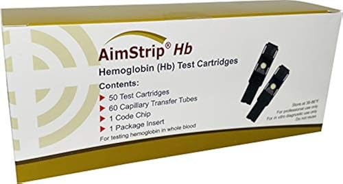 78101 - Aimstrip Hemoglobin Meter - 1 Count With 50 Test Strips