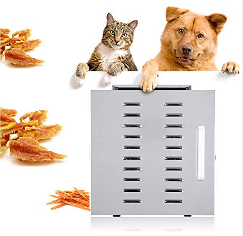 Food Dehydrator Machine 6 Trays Stainless Steel Electric Food Dryer Digital Adjustable Timer and Temperature Control for Jerky, Herb, Meat, Beef, Fruit