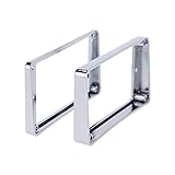 Andoer Chrome-Plated Plastic Guitar Pickup Frame Mounting Ring for LP Guitar Silver
