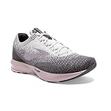Brooks Womens Levitate 2 Running Shoe - Grey/Grey/Rose - B - 9.5