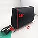 Admirable Idea Small Size Makeup Pouch for Womens Travel Cosmetic Bag for Girls Essential Oil Carrying Bag -black