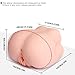 Male Masturbator Butt Sex Love Doll, 3D Sex Toys with Realistic Pussy Ass Virgin Silicon Vagina Anal Anus for Men Masturbation Two Holes to Enter 3.6 lbs (Realistic Samantha Squeeze)