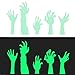 Five Zombie Hands Wall Decals Halloween Decorations Glow in the Dark, XYIYI Spooky Wall Stickers for Halloween Party Kids Home Room Décor