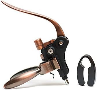 Deluxe Rabbit Style Wine Bottle Opener, Corkscrew with Gift Box | Effortless Self Pulling Action | Elegant Oil Rubbed Bronze Finish with Durable, High Quality Metal Gears