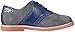 Florsheim Kids Kennett JR Saddle Shoe (Toddler/Little Kid/Big Kid), Gray Multi, 2 M US Little Kid