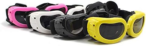 Hksfnsj Pet Outdoor Glasses 4-Pack Dog Goggles For UV Protection Sunglasses Windproof With Adjustable Band For Puppy Doggy Cat Goggles Waterproof Windproof