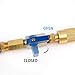 WYNNsky Tank Mini Ball Valve, 1/4''NPT Female Threads×1/4''NPT Male Threads, Shut-Off Air Compressor Accessories Fittings