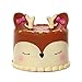 fuyage Kawaii Colorful Sika Deer Cake Squishies Slow Rising Jumbo Squishy Squeeze Toys for Kids and Adults