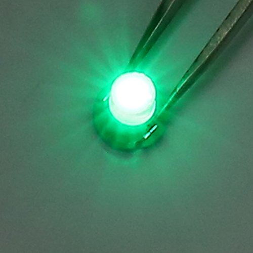 uxcell 10Pcs T4.2 Green LED Dashboard Panel Gauge Light Lamp Bulb for Car Interior