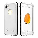 iPhone 7 Waterproof Case, iThrough Underwater Case for iPhone 7, Dust Proof, Snow Proof, Shock Proof , Heavy Duty Protective Carrying Slim Case Cover Protector for iPhone 7,4.7 Inches (White)