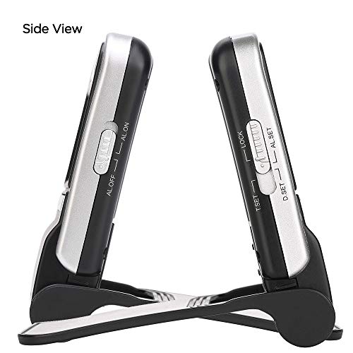 Peakeep Small Battery Travel Alarm Clock, Ascending Beep, Battery Small