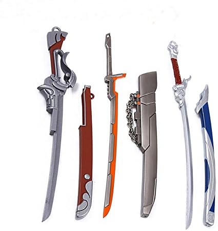 LOL League Yasso Figure LOL Cambiasso Yasuo Action weapons 3 pieces Model Toy