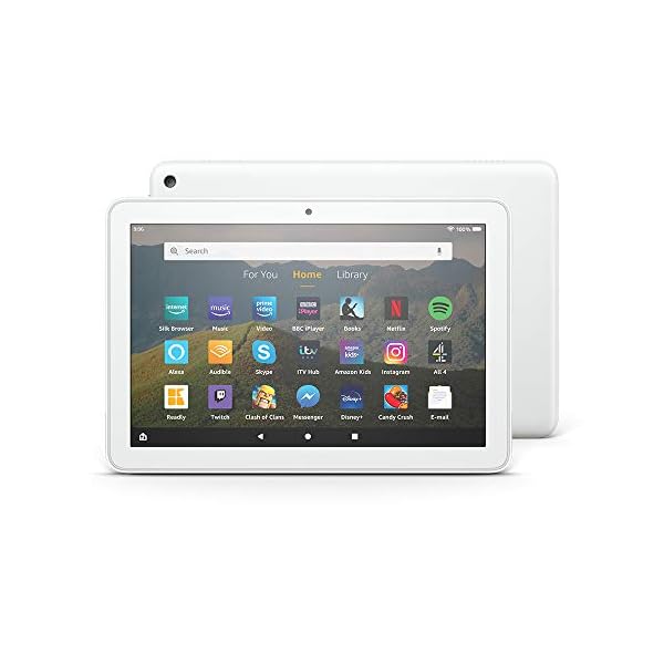 Fire-HD-8-Tablet-8-HD-display-32-GB-White-with-Ads-designed-for-portable-entertainment Fire HD 8 Tablet, 8" HD display, 32 GB, White - with Ads, designed for portable entertainment (2020 release)