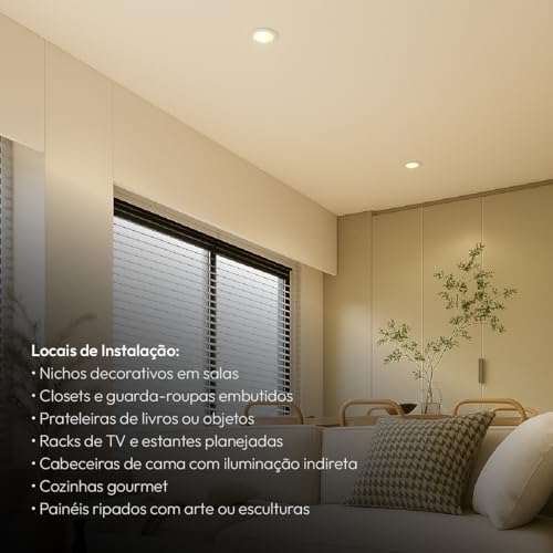 Kit 10 Lampada Led MR11 MR16 ou AR111 Branco Quente Neutro ou Frio GU10 Bivolt Branco Alut By Avant (Branco Quente 3000K, MR16 4,8W)
